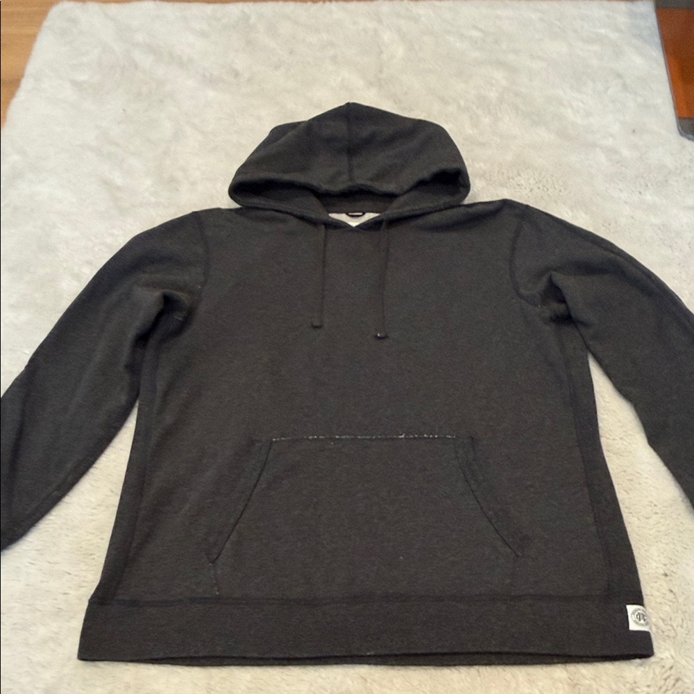 Reigning Champ Men's Heather / Charcoal Hooded Sweater